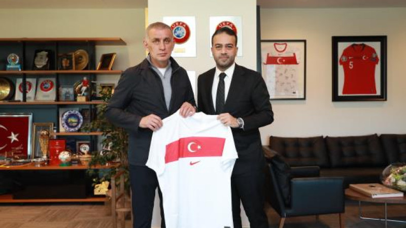 Çankaya Spor Başkanı Güneş'ten TFF Başkanı Hacıosmanoğlu'na Ziyaret