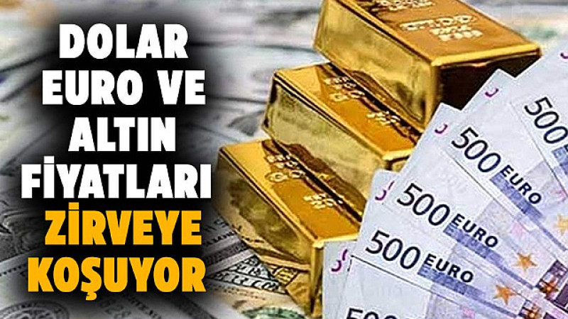 Altında ibre yukarı döndü, Dolar ve Euro zirvede