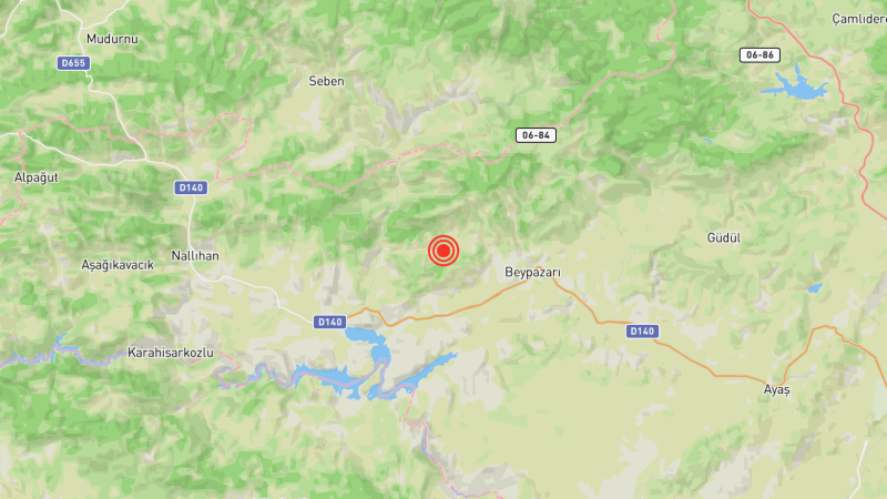 Başkent Ankara’da Deprem! Birçok İlçede Hissedildi…