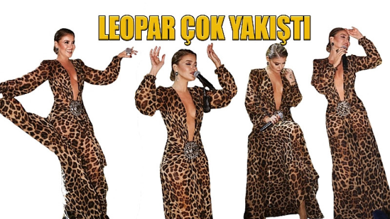 Gülben'e leopar çok yakıştı