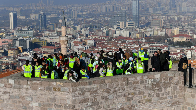 BAŞKENTLİ ÇOCUKLAR YARIYIL TATİLİNDE TARİHİ BİR YOLCULUĞA ÇIKIYOR