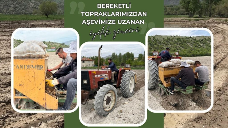 ÜRETİMDE ÖRNEK ADIM KIZILCAHAMAM BELEDİYESİNDEN