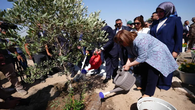 Gaziantep ve Bağdat kardeşliği! Türkiye Bahçesi’ne 5 bin fidan