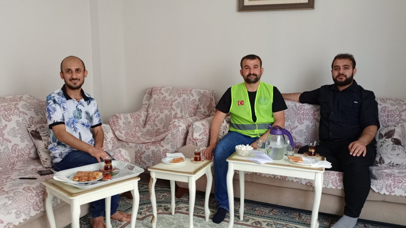 İz Bırakanlar Cemiyeti Başkanı Şanlı'dan Anlamlı Ziyaret