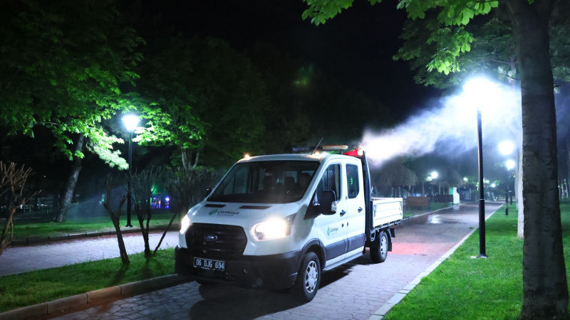 ÇANKAYA’DA YAZ İÇİN İLAÇLAMA SEFERBERLİĞİ BAŞLADI