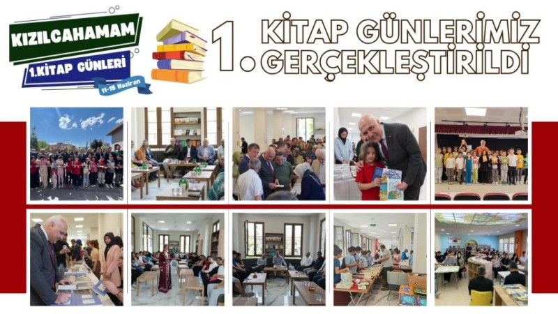 KIZILCAHAMAM 1. KİTAP GÜNLERİ BÜYÜK İLGİ GÖRDÜ!