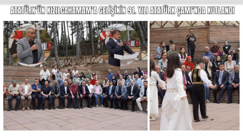 ATATÜRK KIZILCAHAMAM'DA YILDÖNÜMÜNDE KUTLANDI
