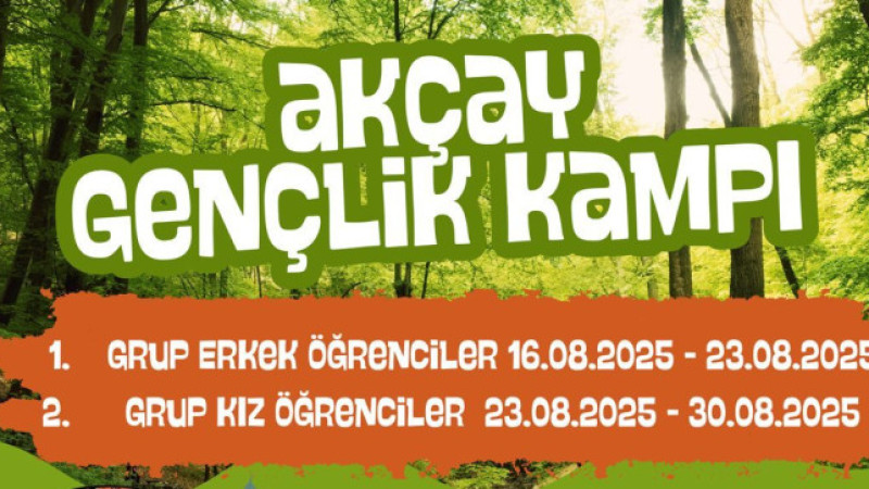 Beypazarı Akçay Gençlik Kampı başlıyor