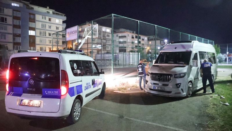 SİNCAN’DA EMNİYET VE ZABITA’DAN “HUZUR” DENETİMİ